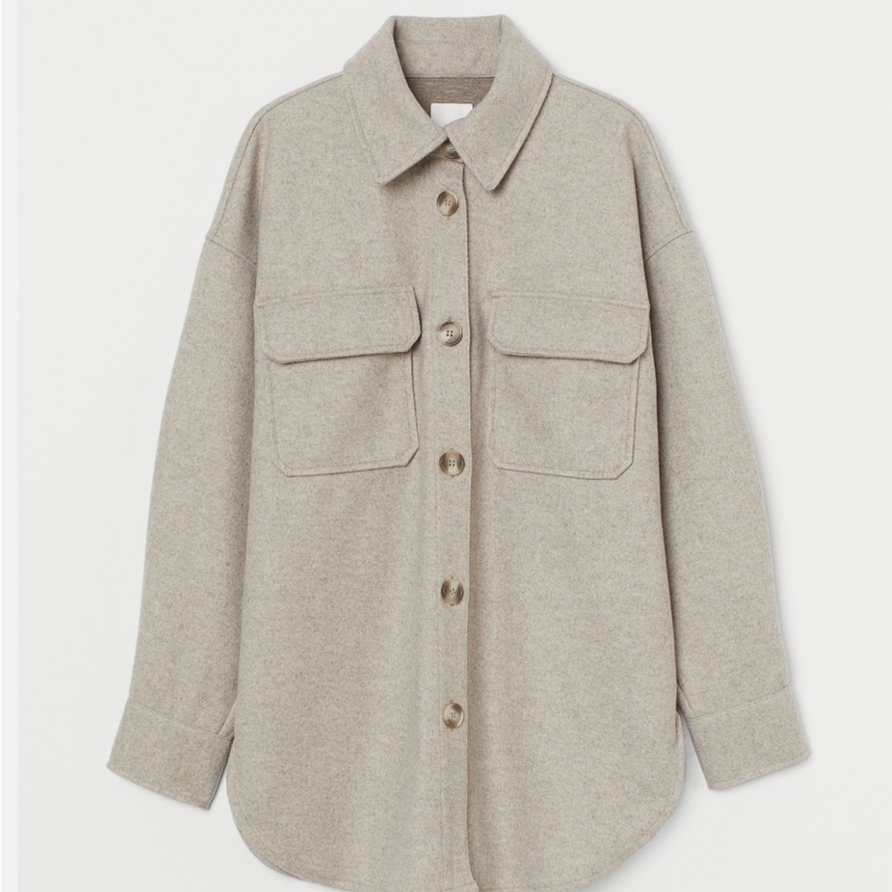 Tan shacket